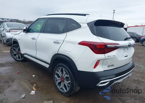 2021 Kia Seltos Sx Turbo из США, поврежденный, VIN KNDETCA26M7139321